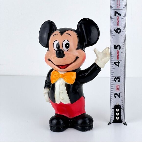 Mickey Mouse Bank Walt Disney Plastic Coin Bank Vintage 1970's - Picture 10 of 10